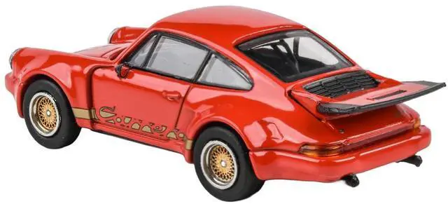 Alt view image 3 of 6 - Porsche 911 Carrera RSR 3.0 Guards Red with Gold Stripes and Wheels 1/64 Diecast Model Car by Paragon