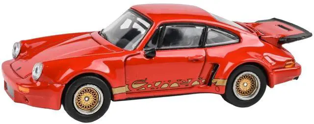 Alt view image 5 of 6 - Porsche 911 Carrera RSR 3.0 Guards Red with Gold Stripes and Wheels 1/64 Diecast Model Car by Paragon