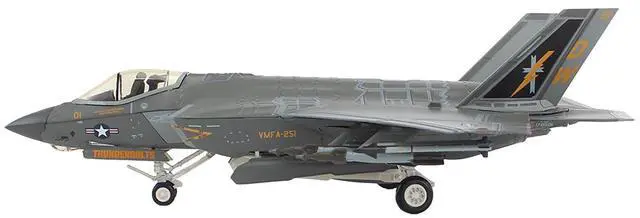 Alt view image 2 of 6 - Lockheed F-35C Lightning II Aircraft "VMFA-251" (2024) United States Marine Corps 1/72 Diecast Model by Hobby Master