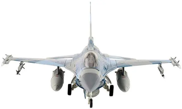 Alt view image 3 of 6 - Lockheed F-16C Fighting Falcon Fighter Aircraft "Blue Splinter, Eielson AFB" US Air Force 1/72 Diecast Model by Hobby Master
