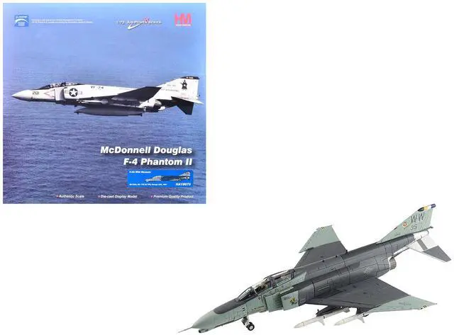 Main image of McDonnell Douglas F-4G Phantom II Fighter-Bomber Aircraft "Wild Weasels" (1991) US Air Force 1/72 Diecast Model by Hobby Master