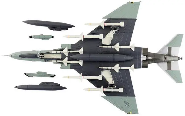 Alt view image 5 of 6 - McDonnell Douglas F-4G Phantom II Fighter-Bomber Aircraft "Wild Weasels" (1991) US Air Force 1/72 Diecast Model by Hobby Master