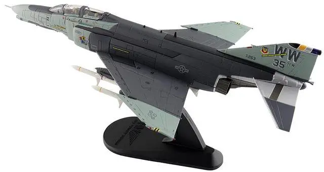 Alt view image 6 of 6 - McDonnell Douglas F-4G Phantom II Fighter-Bomber Aircraft "Wild Weasels" (1991) US Air Force 1/72 Diecast Model by Hobby Master