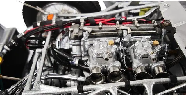 Alt view image 4 of 6 - Maserati Tipo 60/61 "Birdcage" Dark Blue "Cut-Off Model" Limited Ed with Showcase and Baseplate 1/18 Diecast Model Car by CMC