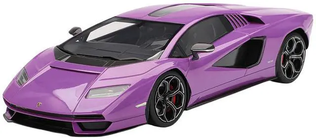 Main image of Lamborghini Countach LPI 800-4 Viola 30th Purple Metallic 1/18 Model Car Top Speed