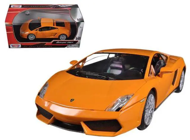 Alt view image 4 of 6 - Lamborghini Gallardo LP-560-4 Orange 1/24 Diecast Model Car by Motormax
