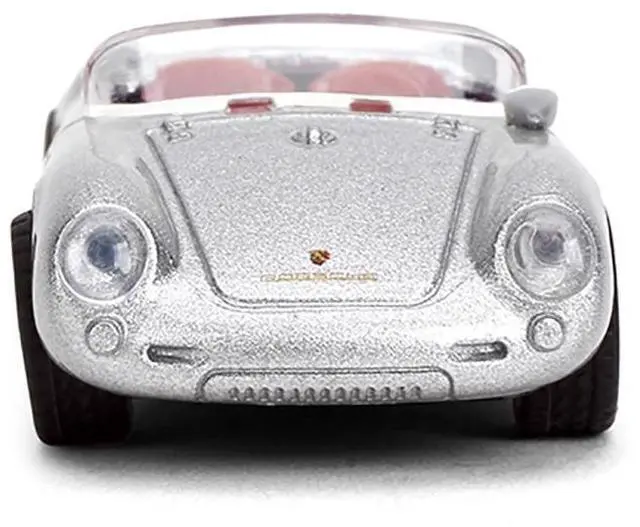 Alt view image 4 of 6 - 1955 Porsche 550 Spyder Silver Metallic with Red Interior "Collection" Series 1/64 Diecast Model Car by Majorette