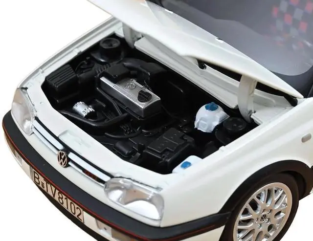Alt view image 2 of 6 - 1996 Volkswagen Golf GTI Candy White "20 Years Anniversary Edition" 1/18 Diecast Model Car by Norev