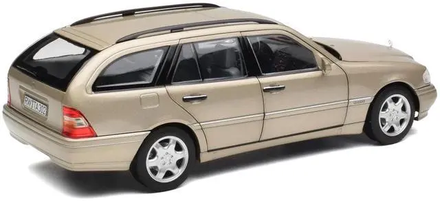 Alt view image 5 of 5 - 1997 Mercedes-Benz C-Class T-Model Smoke Silver Metallic 1/18 Diecast Model Car by Norev