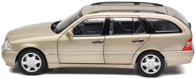 Alt view image 3 of 5 - 1997 Mercedes-Benz C-Class T-Model Smoke Silver Metallic 1/18 Diecast Model Car by Norev