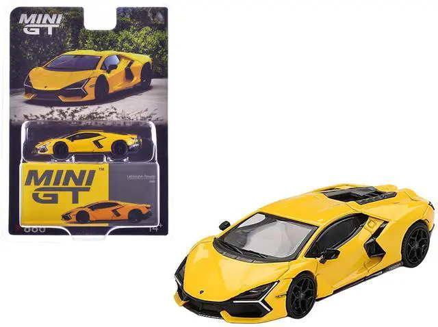 Main image of Lamborghini Revuelto Giallo (Yellow) Limited Edition 1/64 Diecast Model Car by Mini GT