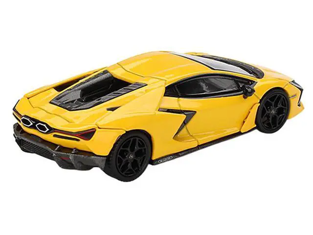 Alt view image 4 of 6 - Lamborghini Revuelto Giallo (Yellow) Limited Edition 1/64 Diecast Model Car by Mini GT