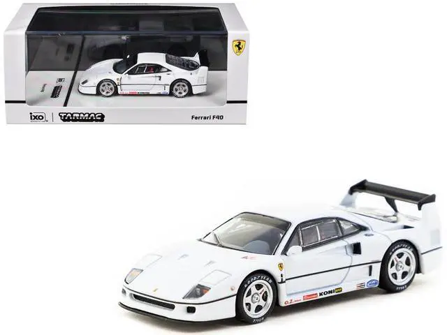 Alt view image 5 of 5 - Ferrari F40 White "Road64" Series 1/64 Die Cast Model Car by Tarmac Works