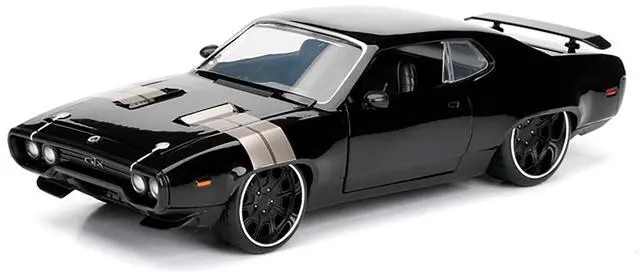 Alt view image 3 of 4 - Dom's Plymouth GTX Fast & Furious F8 "The Fate of the Furious" Movie 1/24 Diecast Model Car  by Jada