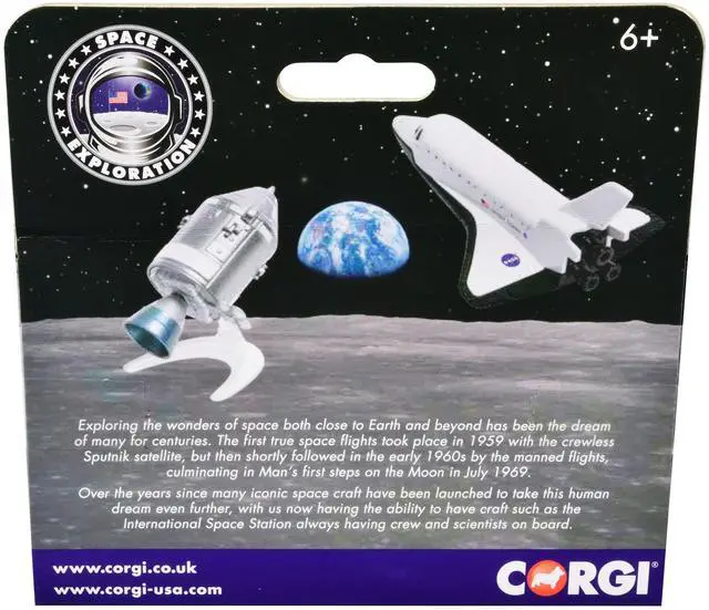 Alt view image 3 of 3 - NASA Apollo Command Module "Space Exploration" Series Diecast Model by Corgi