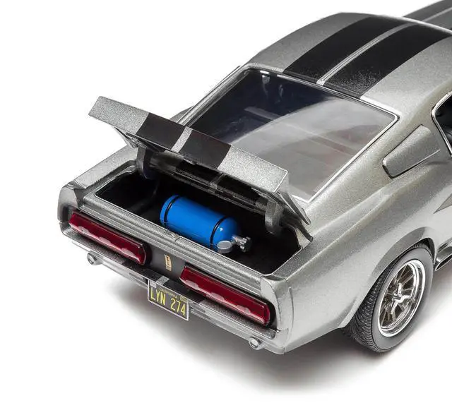 Alt view image 6 of 8 - Greenlight 12909 1967 Ford Mustang Custom Eleanor Gone in 60 Seconds Movie 2000 1-18 Diecast Car Model