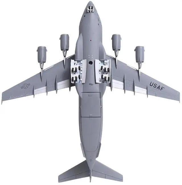 Alt view image 6 of 6 - Boeing C-17 Globemaster III Transport Aircraft "March Air Reserve Base" US Air Force 1/200 Diecast Model by GeminiJets