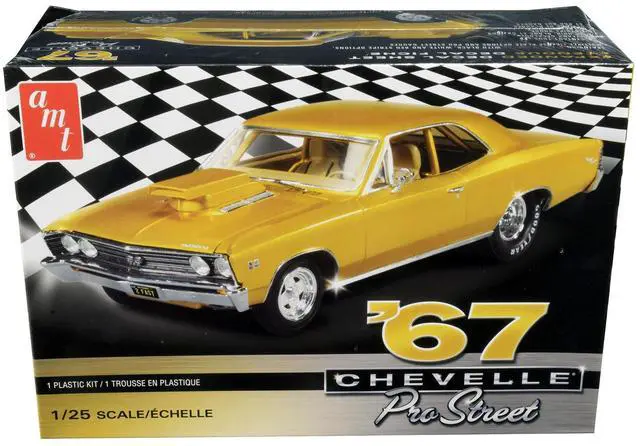 Alt view image 2 of 5 - Skill 2 Model Kit 1967 Chevrolet Chevelle Pro Street 1/25 Scale Model by AMT