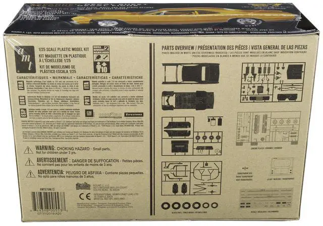 Alt view image 5 of 5 - Skill 2 Model Kit 1967 Chevrolet Chevelle Pro Street 1/25 Scale Model by AMT