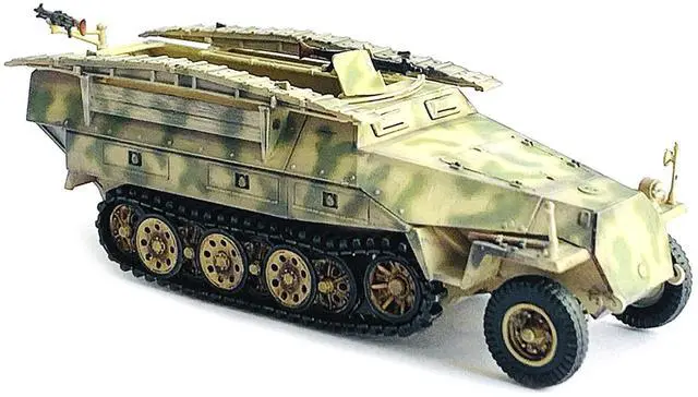 Alt view image 5 of 6 - German Sd.Kfz. 251/7 Ausf.D Pionierpanzerwagen Armored Vehicle "NEO Dragon Armor" Series 1/72 Plastic Model by Dragon Models