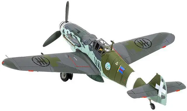 Alt view image 2 of 5 - Messerschmitt Me109G-6 (Trop) Fighter Aircraft "The Aviation Archive" Series 1/72 Diecast Model by Corgi