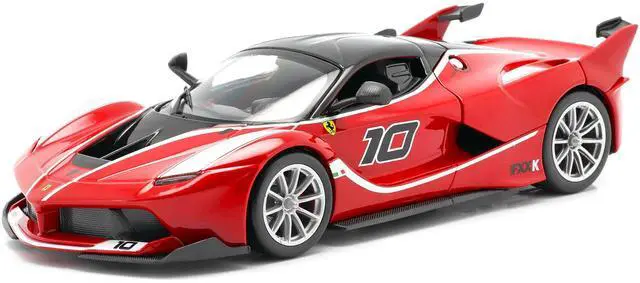 Main image of Ferrari Racing FXX-K #10 Red 1/24 Diecast Model Car by Bburago