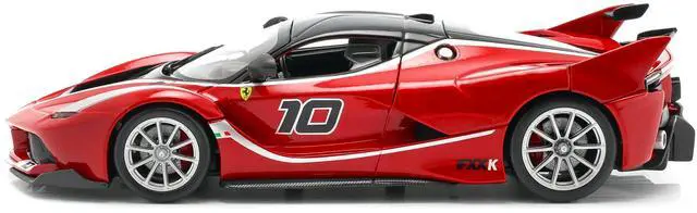 Alt view image 4 of 5 - Ferrari Racing FXX-K #10 Red 1/24 Diecast Model Car by Bburago