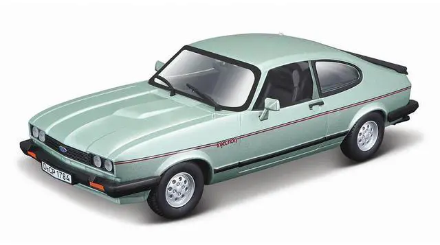 Alt view image 2 of 3 - 1982 Ford Capri Light Green Metallic 1/24 Diecast Model Car by Bburago