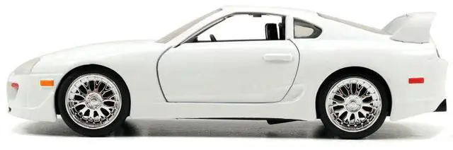 Alt view image 2 of 6 - Brian's Toyota Supra White "Fast & Furious 7" (2015) Movie 1/32 Diecast Model Car by Jada