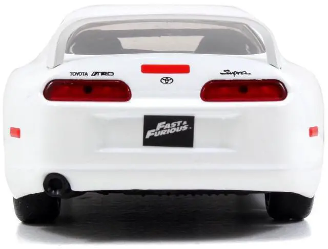 Alt view image 4 of 6 - Brian's Toyota Supra White "Fast & Furious 7" (2015) Movie 1/32 Diecast Model Car by Jada