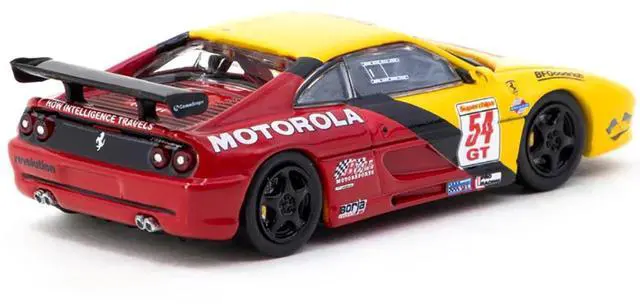Alt view image 3 of 5 - Ferrari F355 Challenge #54 Matt Drendel "World Challenge Series" (2000) "Hobby64" Series 1/64 Diecast Model by Tarmac Works