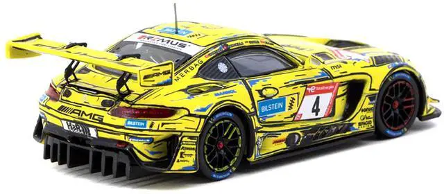 Alt view image 3 of 5 - Mercedes-AMG GT3 #4 3rd Place "24 Hours of Nurburgring" (2023) "Hobby64" Series 1/64 Diecast Model by Tarmac Works