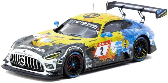 Alt view image 2 of 5 - Mercedes-AMG GT3 #2 "24 Hours of Nurburgring" (2020) "Hobby64" Series 1/64 Diecast Model by Tarmac Works