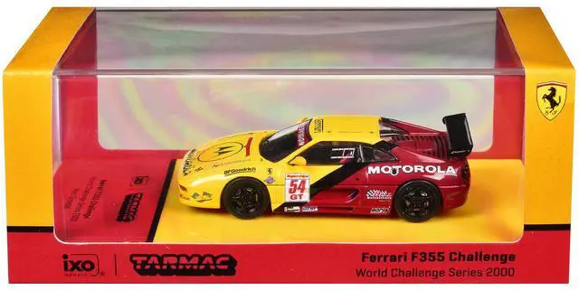 Alt view image 4 of 5 - Ferrari F355 Challenge #54 Matt Drendel "World Challenge Series" (2000) "Hobby64" Series 1/64 Diecast Model by Tarmac Works
