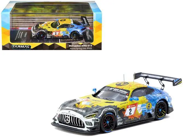 Alt view image 5 of 5 - Mercedes-AMG GT3 #2 "24 Hours of Nurburgring" (2020) "Hobby64" Series 1/64 Diecast Model by Tarmac Works