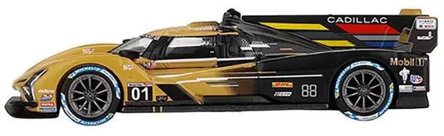 Alt view image 3 of 6 - Cadillac V-Series.R #01 "Cadillac Racing" 2nd Place IMSA "12 Hours of Sebring" (2024) 1/64 Diecast Model Car by Mini GT