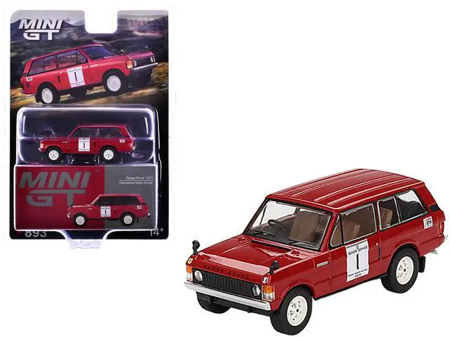 Alt view image 6 of 6 - Range Rover RHD #1 Roger Crathorne Winner "International Hill Rally" (1971) Limited Edition 1/64 Diecast Model Car by Mini GT