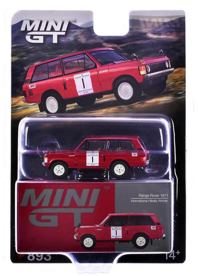 Alt view image 5 of 6 - Range Rover RHD #1 Roger Crathorne Winner "International Hill Rally" (1971) Limited Edition 1/64 Diecast Model Car by Mini GT