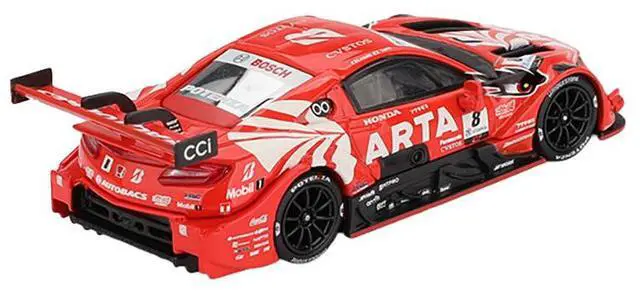 Alt view image 4 of 6 - Honda NSX-GT "Type S" GT500 #8 "ARTA" "Super GT Series" (2023) Limited Edition 1/64 Diecast Model Car by Mini GT
