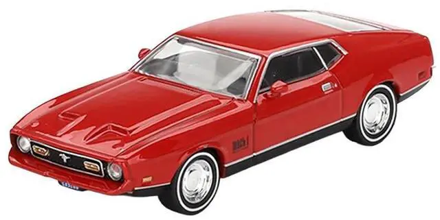 Alt view image 2 of 5 - Ford Mustang Mach 1 Red 007 James Bond "Diamonds Are Forever" (1971) Movie Limited Edition 1/64 Diecast Model Car by Mini GT