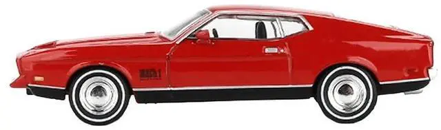 Alt view image 3 of 5 - Ford Mustang Mach 1 Red 007 James Bond "Diamonds Are Forever" (1971) Movie Limited Edition 1/64 Diecast Model Car by Mini GT