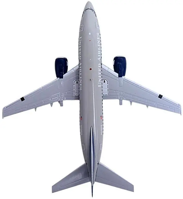 Alt view image 4 of 6 - Boeing 737-500 Commercial Aircraft "United Airlines - Classic 737 Series" (N936UA) Gray w/Blue 1/200 Diecast Model by GeminiJets