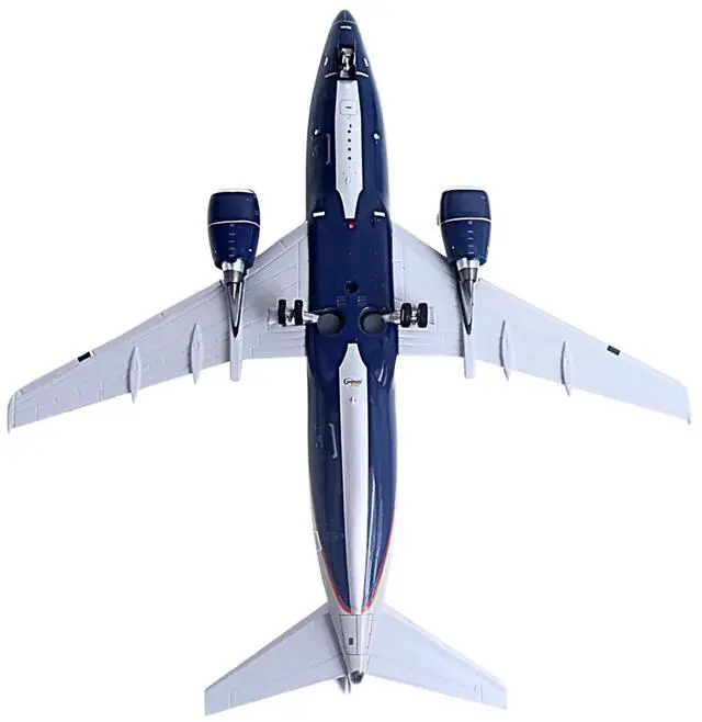 Alt view image 5 of 6 - Boeing 737-500 Commercial Aircraft "United Airlines - Classic 737 Series" (N936UA) Gray w/Blue 1/200 Diecast Model by GeminiJets