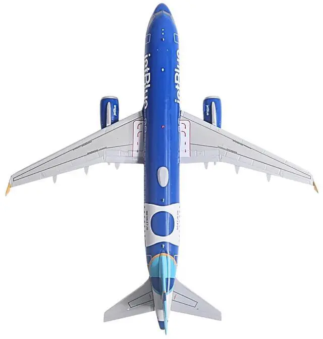 Alt view image 4 of 6 - Airbus A320 Commercial Aircraft "JetBlue Airways - Forever Blue" (N547JB) Blue with Graphics 1/200 Diecast Model by GeminiJets