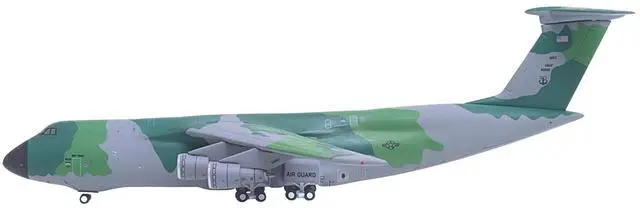 Alt view image 3 of 6 - Lockheed C-5M Super Galaxy Transport Aircraft "NY Air National Guard" US Air Force Camouflage 1/400 Diecast Model by GeminiJets