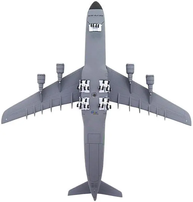Alt view image 6 of 6 - Lockheed C-5M Super Galaxy Transport Aircraft "NY Air National Guard" US Air Force Camouflage 1/400 Diecast Model by GeminiJets