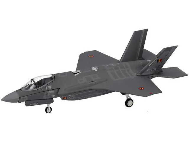 Alt view image 2 of 3 - Lockheed Martin F-35A Lightning II Aircraft "Fighter Squadron Luke Air Force Base" Belgian Air 1/200 Diecast Model by GeminiJets