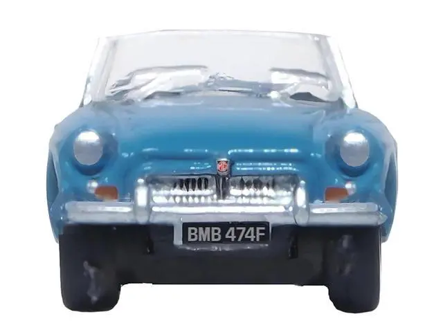 Alt view image 4 of 6 - MG MGB Roadster RHD (Right Hand Drive) Iris Blue 1/148 (N) Scale Diecast Model Car by Oxford Diecast