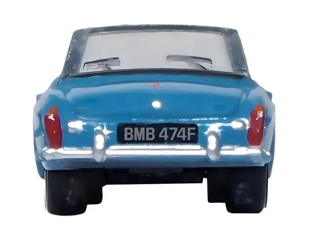 Alt view image 5 of 6 - MG MGB Roadster RHD (Right Hand Drive) Iris Blue 1/148 (N) Scale Diecast Model Car by Oxford Diecast