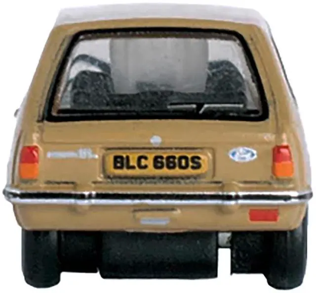 Alt view image 5 of 6 - Ford Fiesta Mk1 RHD (Right Hand Drive) Nevada Beige 1/148 (N) Scale Diecast Model Car by Oxford Diecast